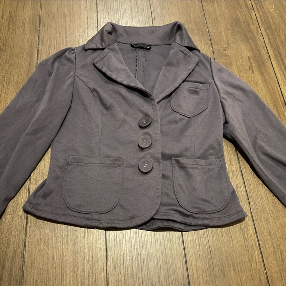Forever 21 Jackets & Blazers - 🔴 Gray Twenty One Blazer Dress Jacket